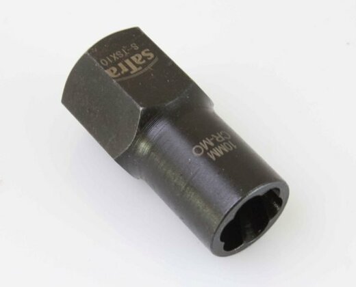 Hlavice nástrčná na poškozené šrouby 3/8", rozměr 10 mm - SATRA