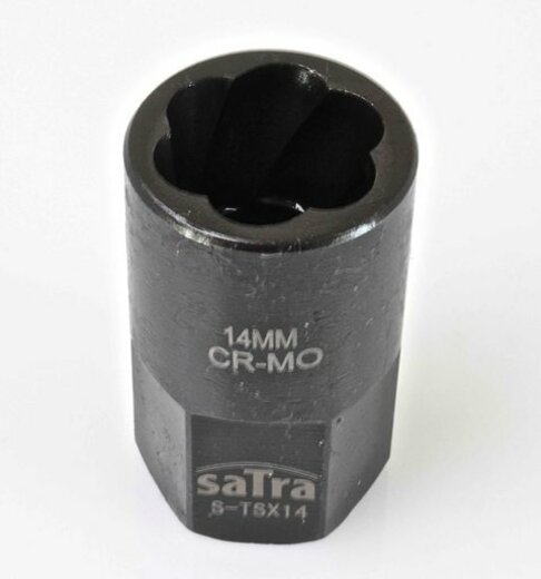Hlavice nástrčná na poškozené šrouby 3/8", rozměr 14 mm - SATRA