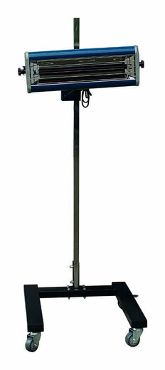 Infrazářič pro sušení laků 1000 W, 1 lampa, pojízdný - SATRA