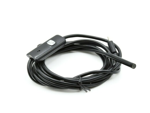 Inspekční endoskop s kamerou, vodotěsný, kabel 2 m, pro Android