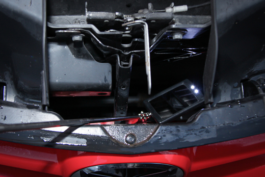 Inspekční zrcátko teleskopické 290-876 mm, s LED osvětlením