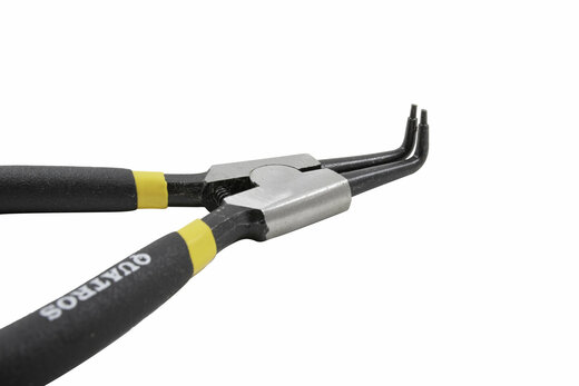 Kleště na segrovky zahnuté, vnější 180 mm (7") - QUATROS QS53008