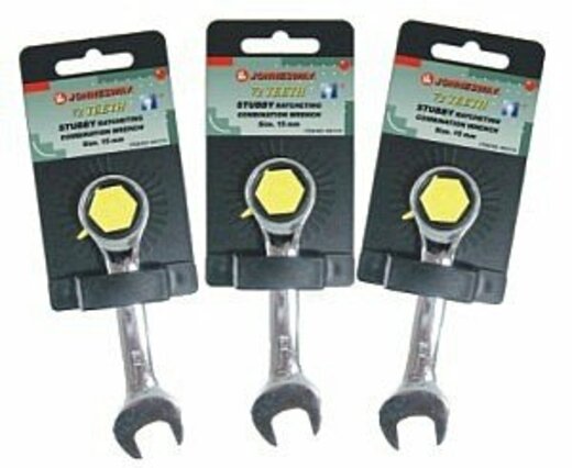 Klíč očkoplochý s ráčnou, krátký, 11 mm - JONNESWAY W51111