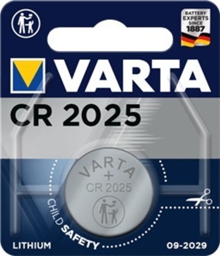 Knoflíková baterie CR2025 3 V, lithiová - VARTA