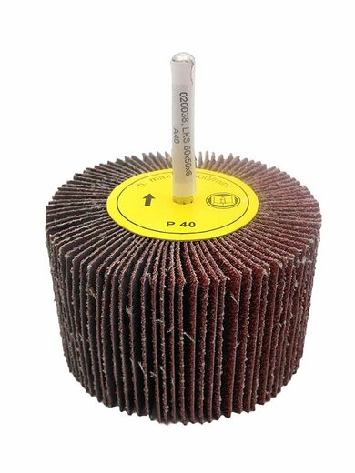 Kotouč brusný lamelový P100, 80x50 mm, na stopce 6 mm