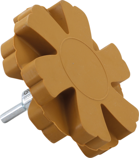 Kotouč lamelový gumový Wave, pro odstranění fólie, průměr 88 mm, stopka 6 mm - BGS 6654