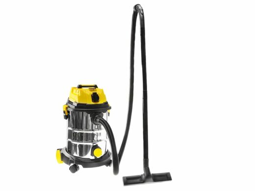 Průmyslový vysavač pro mokré i suché vysávání, s oklepem filtru, 25 l