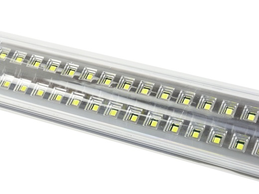 Montážní lampa LED 120 SMD, nabíjecí, s nastavitelným držákem, háčky a magnety
