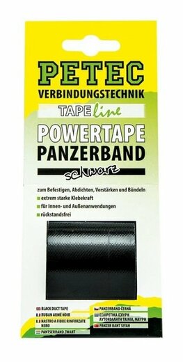 Montážní lepicí páska Panzerband, tkaná, extra silná, 5 metrů - Petec