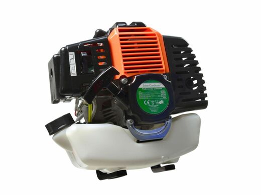 Motorová kosa - křovinořez 1,3 kW, benzinový, kotouče, nože, maska, struny