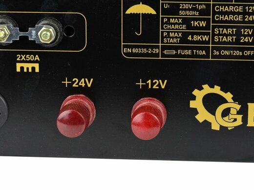 Nabíječka autobaterií a startovací zdroj 12/24V, 200A CLASS 200