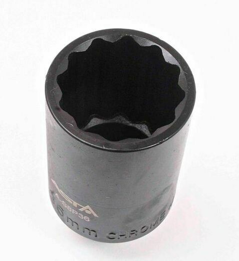 Nástrčná kovaná hlavice na matice hnacích hřídelí 1/2" 36 mm, 12hran - ASTA