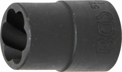 Nástrčná hlavice 1/2" 15 mm, na poškozené - stržené šrouby - BGS 5266-15