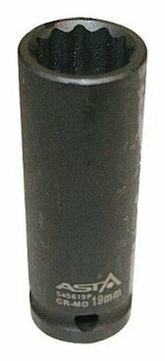Hlavice nástrčná úderová 1/2" 18 mm, 12hranná, prodloužená 78 mm - ASTA