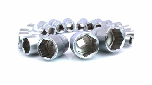 Nástrčné hlavice 1/2'', 6hranné, 10-32 mm, sada 17 ks - ASTA A-AS527