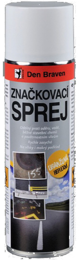 Značkovací sprej reflexní oranžová 500 ml - Den Braven