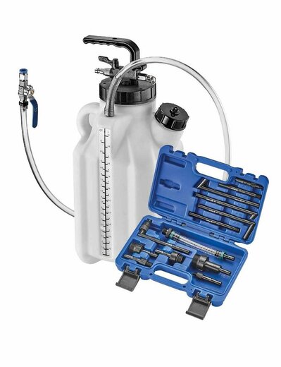 Pneumatická plnička a odsávačka oleje ATF do automatických převodovek, s adaptéry - ASTA