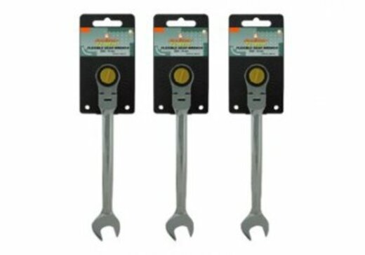 Ráčnový očkoplochý klíč s kloubem 12 mm - JONNESWAY W66112