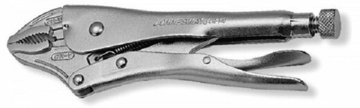 Rychloupínací kleště samosvorné, zámečnické, oblé čelisti, 250 mm - JONNESWAY P32M10A