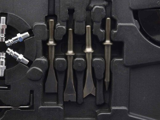 Pneumatické nářadí - rázový utahovák, bruska, ráčnový utahovák, vrtačka, sekáč