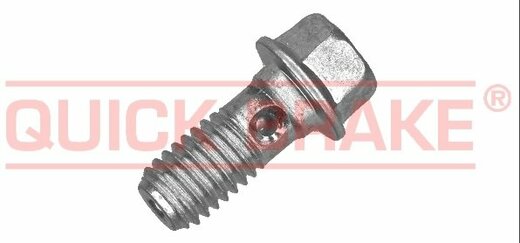 Šroub dutý, upevňovací M10x1.5, délka 30,5 mm, tzv. banjo šroub, na brzdy