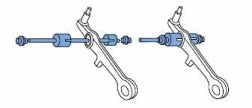 Stahovák silentbloků, ložisek a těsnění, univerzální - SATRA