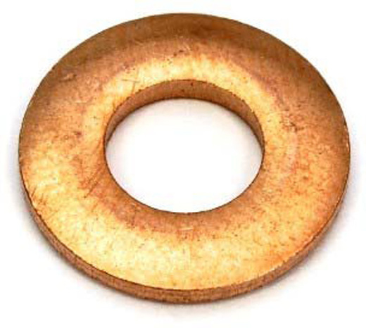 Těsnění pod vstřikovače diesel common rail 7,1 x 15 x 1,76 mm, měděné