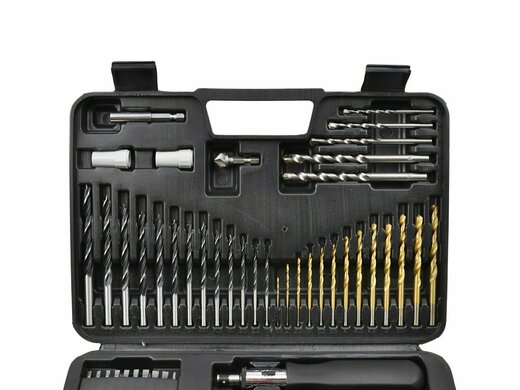 Vrtáky a bity, různé rozměry, sada 110 ks