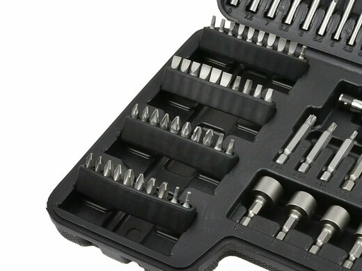 Vrtáky a bity, různé rozměry, sada 110 ks