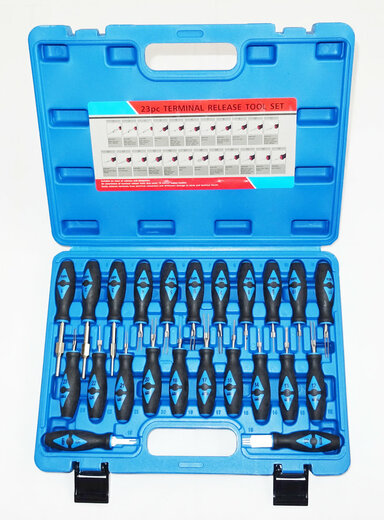 Vypichováky konektorů, pro VAG, BMW, Mercedes a mnohé další, sada 23 ks - SATRA