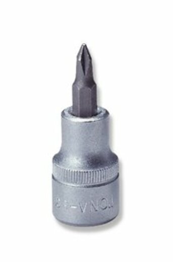 Zástrčná hlavice šroubovací, křížová Phillips, 1/4", velikost PH3 - JONNESWAY S11H203