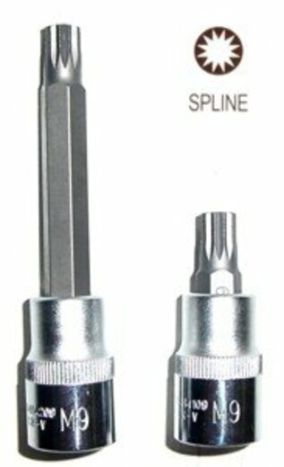 Zástrčná hlavice XZN (Spline), 1/2", velikost M16, délka 55 mm - JONNESWAY S64H4116