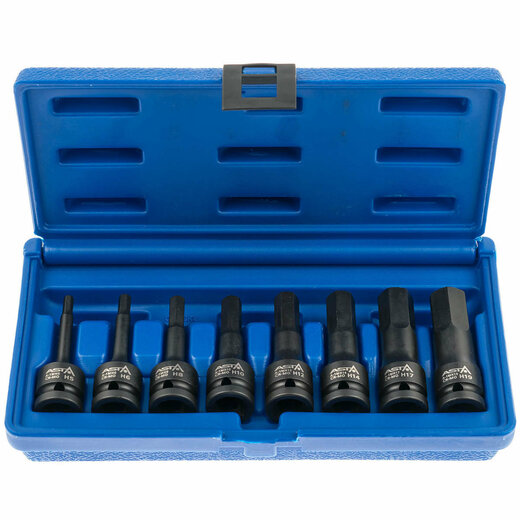 Zástrčné úderové hlavice Imbus 1/2", H5 - H19, sada 8 ks - ASTA