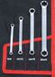Sada klíčů - očko-otevřené, zahnuté, S klíče, TORX, na brzdové trubky, 47 ks