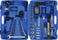 Sada nářadí: gola sada 1/4" a 1/2", klíče, kleště, šroubováky, 117 dílů - BGS 9029