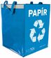 Tašky na tříděný odpad (plast, sklo, papír), 30 x 30 x 40 cm, 3 x 36l,  3ks - SIXTOL