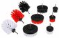 Sada kartáčů na vrtačku pro čištění auta CAR DETAILING DRILL BRUSH 9, 9ks SIXTOL
