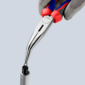 Půlkulaté kleště zahnuté, 200 mm - Knipex 26 22 200