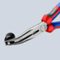 Půlkulaté kleště zahnuté, 200 mm - Knipex 26 22 200