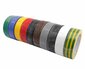 Izolační pásky elektrikářské 15 mm × 10 m, různé barvy, 10 ks