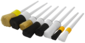 Průtokový štětec pro mycí stoly IBS, dlouhé hrubé štětiny 80/0,5 mm - IBS Scherer