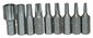 Hlavice TORX 1/2", nástrčné, zástrčné a bity, 23 dílů - ASTA